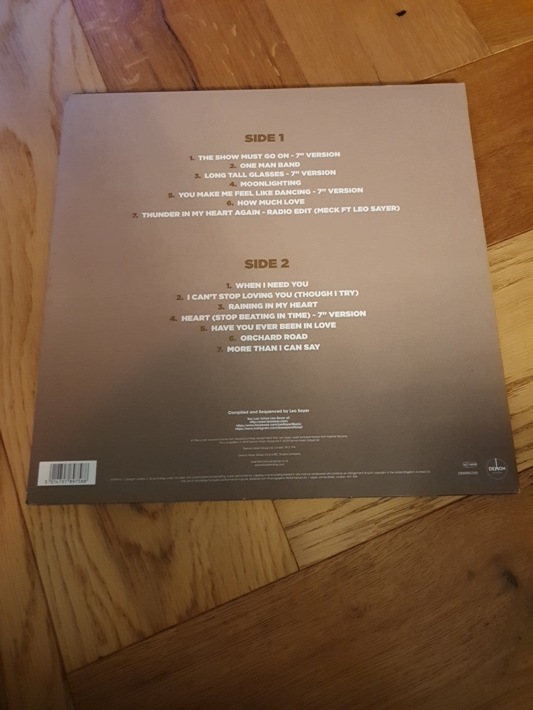 Gold Collection by Leo Sayer (Record, 2018) Gold Coloured Vinyl LP