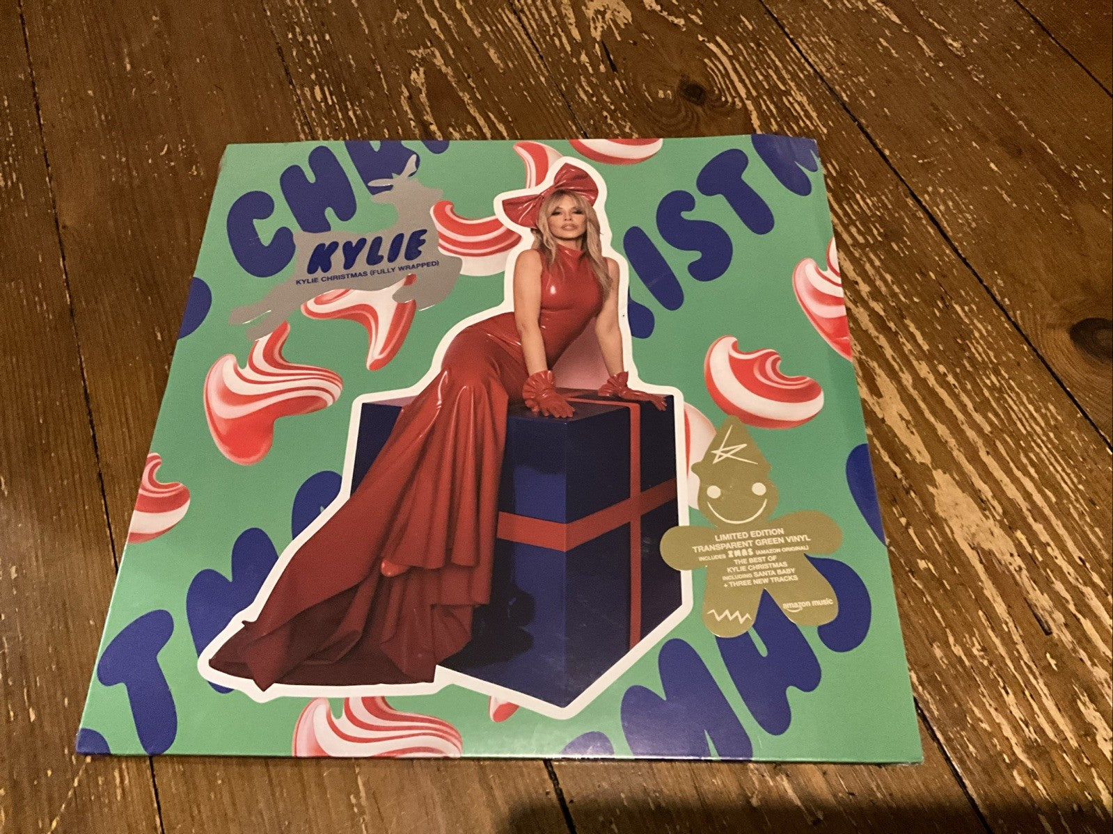 KYLIE MINOGUE * KYLIE CHRISTMAS (FULLY WRAPPED) * LTD GREEN VINYL w/ BONUS TRACK