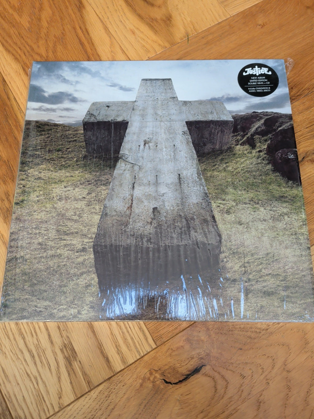 JUSTICE Audio Video Disco Vinyl 2xLP + CD - See Description