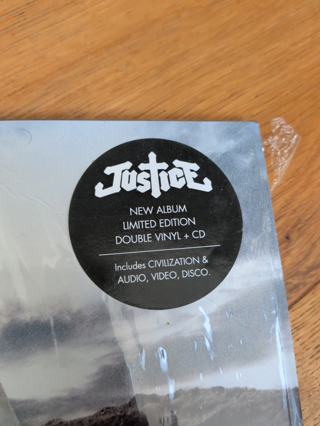 JUSTICE Audio Video Disco Vinyl 2xLP + CD - See Description