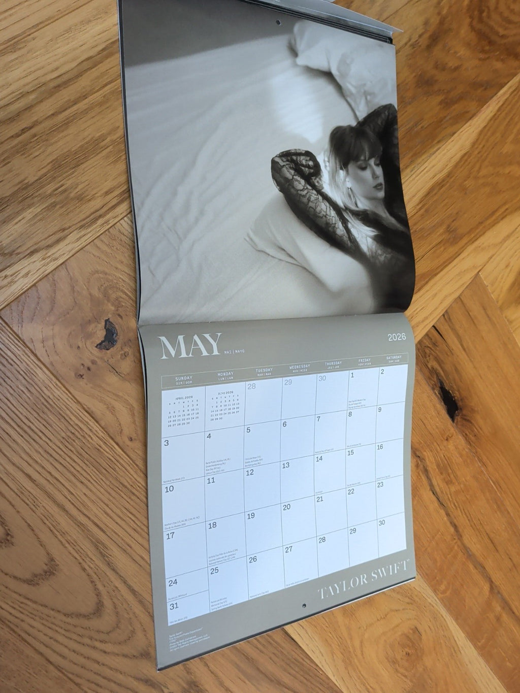 2026 Calendar Taylor Swift Mini Square Wall Hanging 16-month Official Product