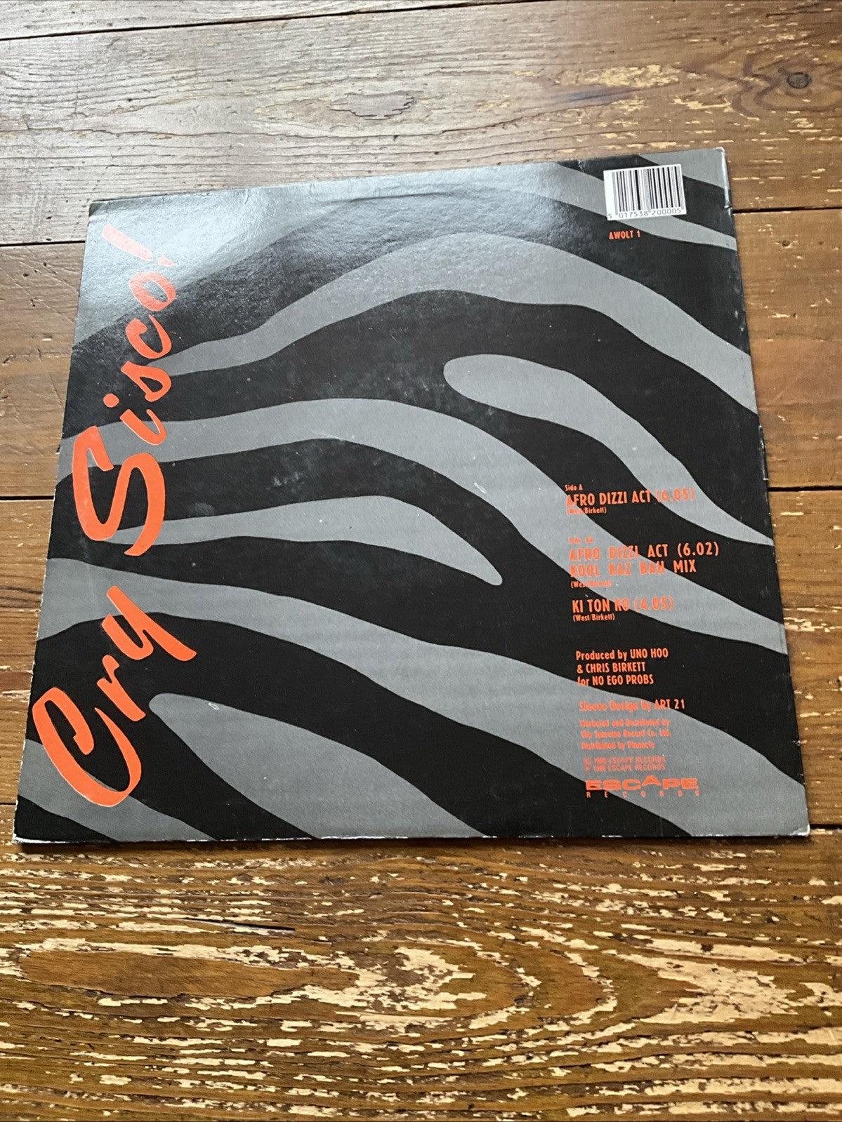 CRY SISCO! - “AFRO DIZZI ACT”  12” Vinyl
