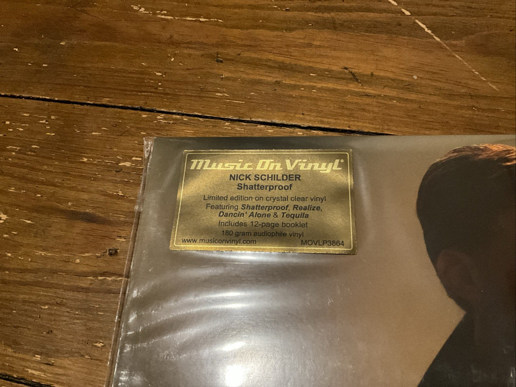 Nick Schilder Shatterproof 12" Album Clear vinyl Limited Edition
