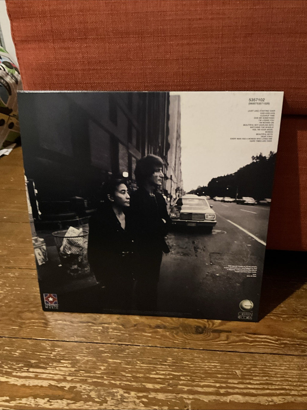 John Lennon & Yoko Ono Double Fantasy Geffen Records Vinyl LP