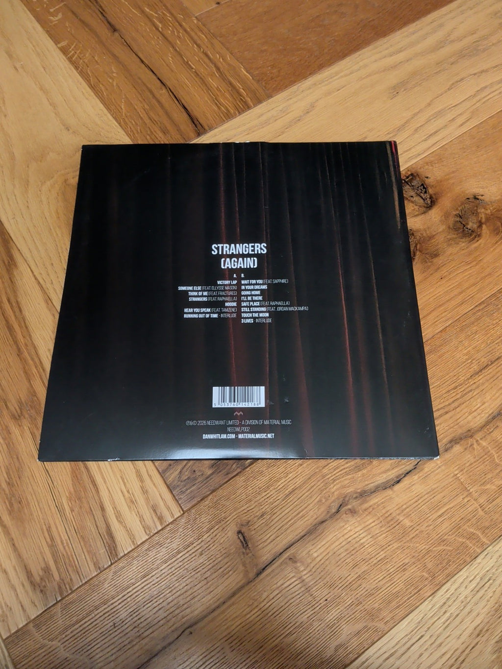 Dan Whitlam  Strangers Again VINYL 12" Album 2026 LP