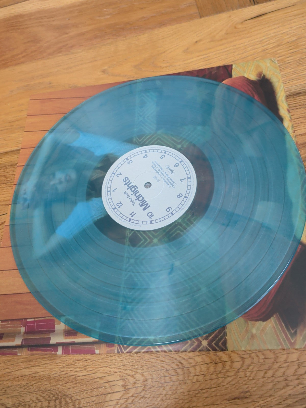 Midnights by Taylor Swift Vinyl 2022  Record Moonstone Blue Coloured LP