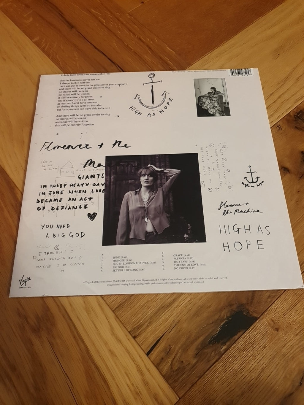 High As Hope by Florence + the Machine (Record, 2018) - See Description