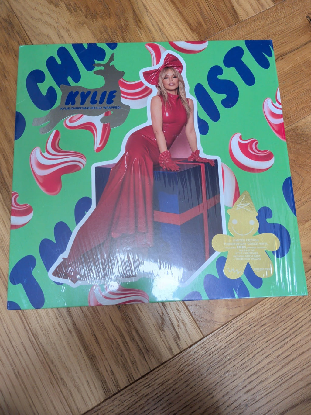 Kylie Minogue Christmas Fully Wrapped LTD Green 12” Vinyl - See Description