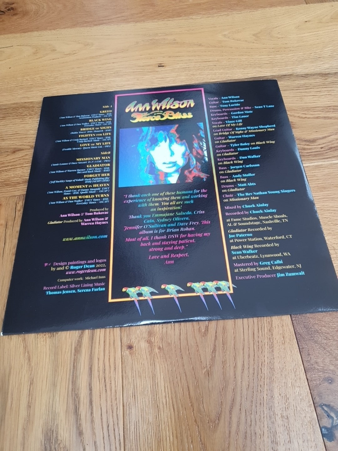 Fierce Bliss by Ann Wilson (Record, 2022) Vinyl LP Album