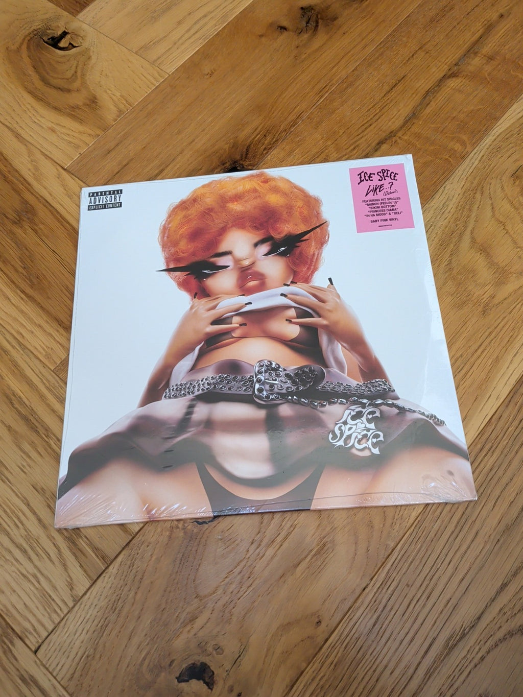 ICE SPICE Like..? Baby Pink Vinyl LP deluxe Edition Record
