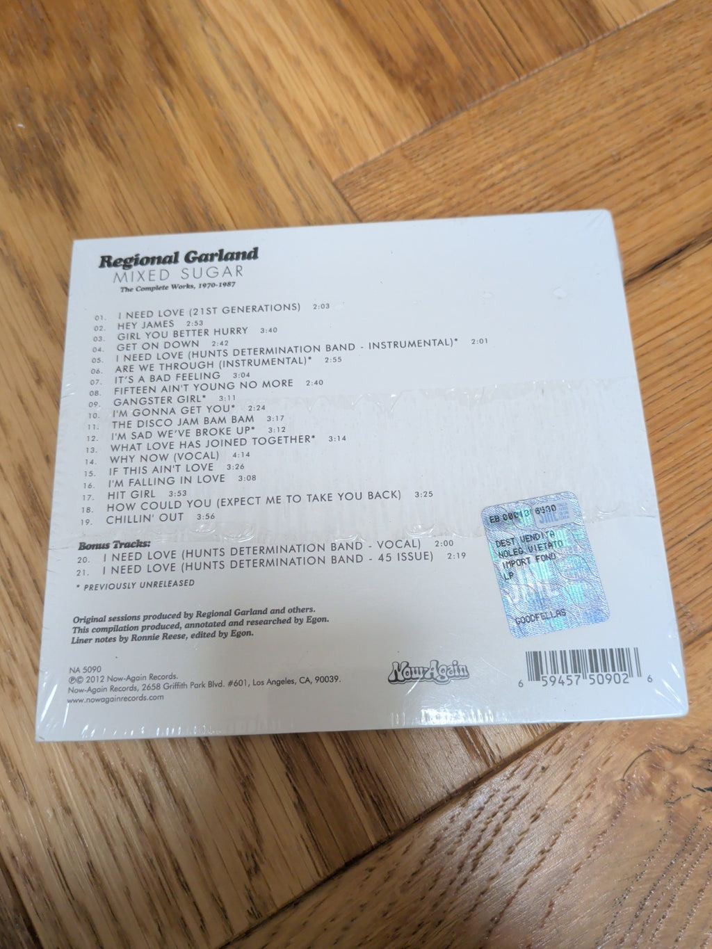 Regional Garland Mixed Sugar The Complete Works 1970 - 1987 CD New &Sealed