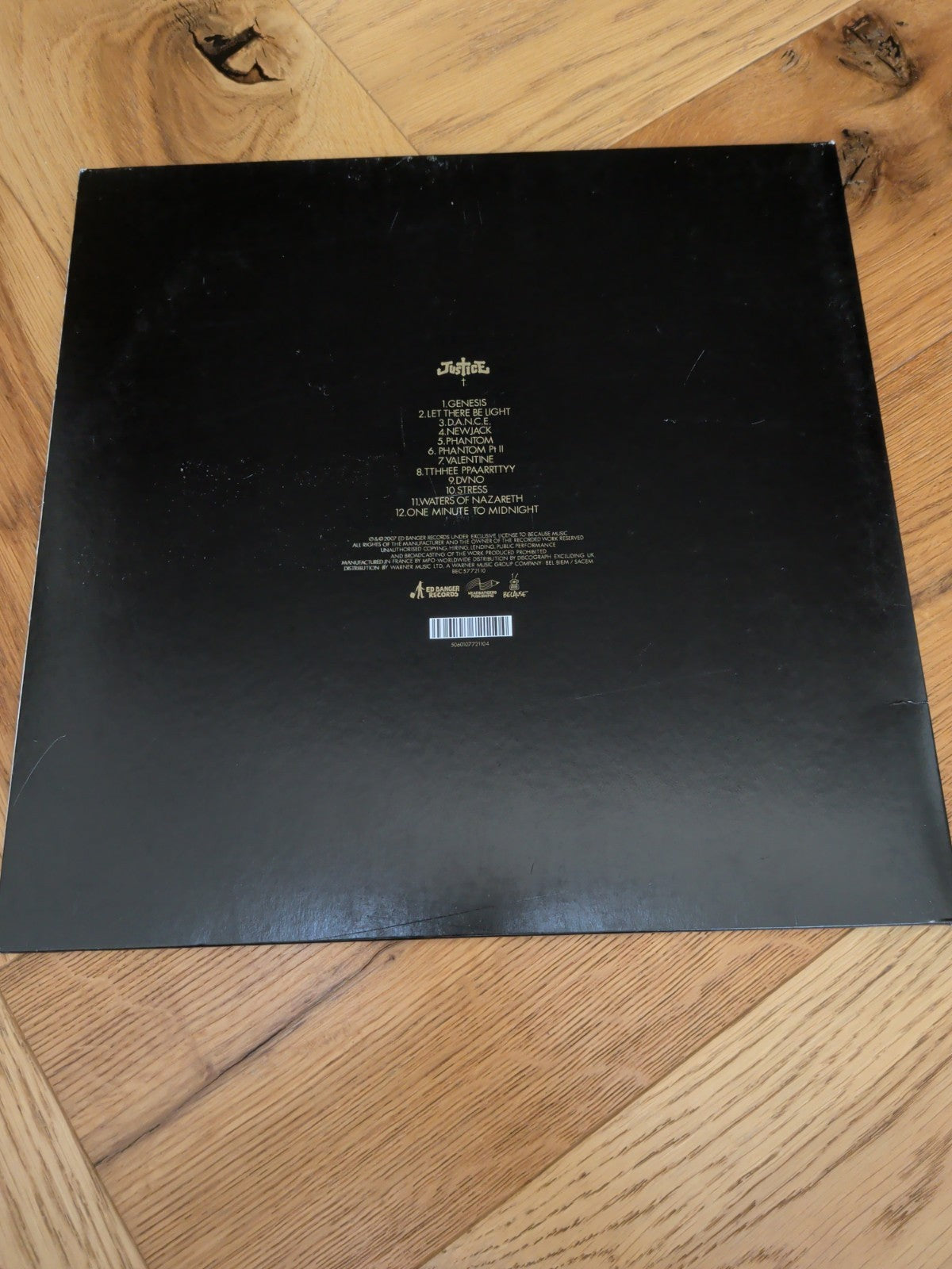 Cross by Justice Record 2007 Vinyl LP X 2 Record Album