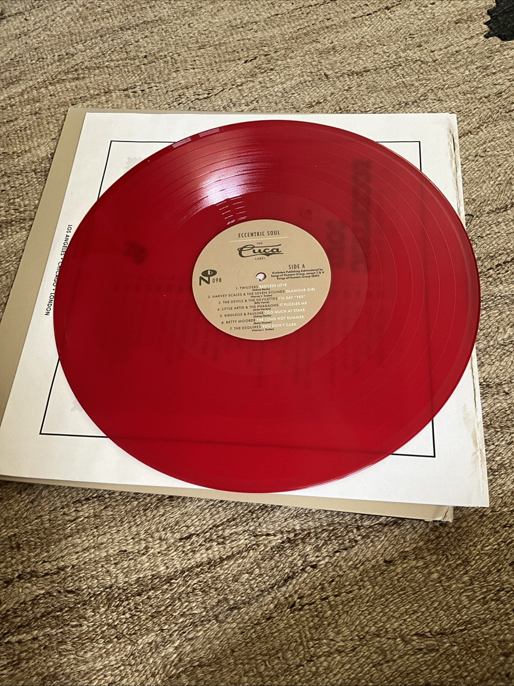 Eccentric Soul Cuca Label Double Opaque Red Vinyl