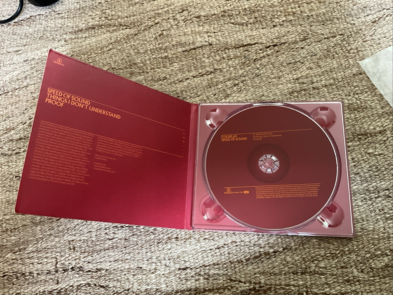 Speed of Sound by Coldplay CD 2005