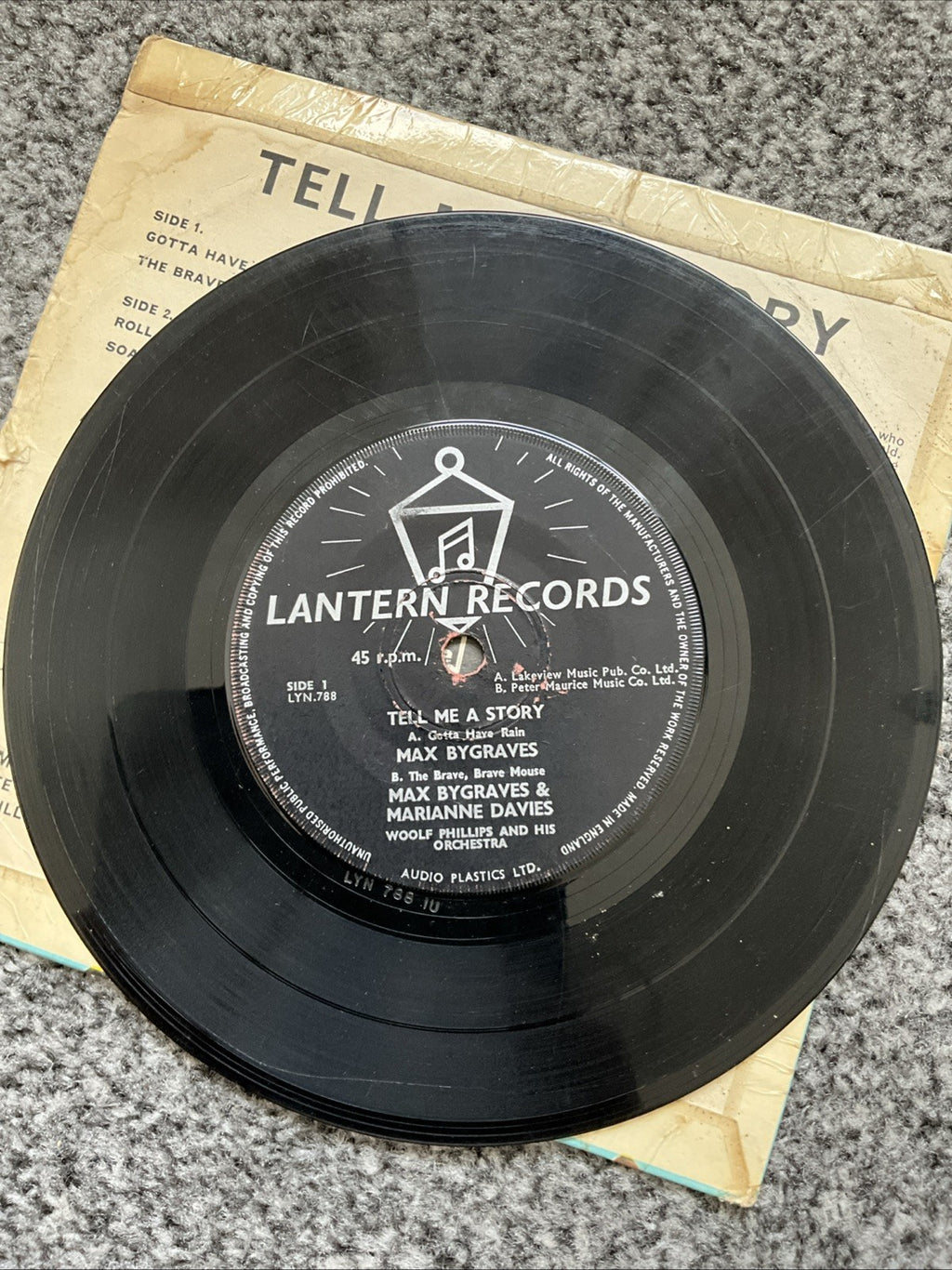 max bygraves vinyl Tell Me A Story