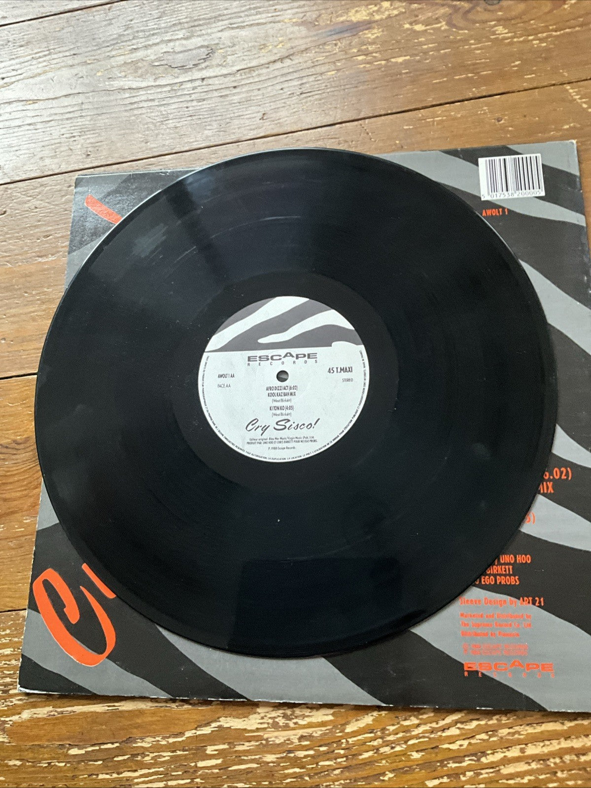 CRY SISCO! - “AFRO DIZZI ACT”  12” Vinyl