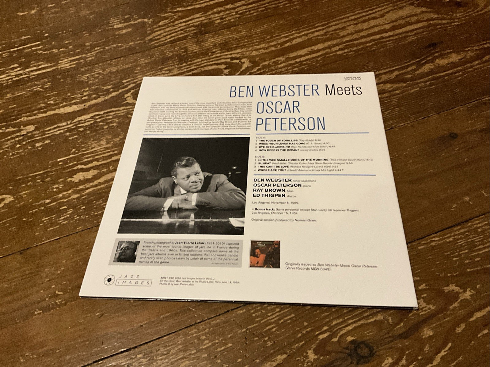 Ben Webster & Oscar Peterson Ben Webster Meets Oscar Peterson (Vinyl)