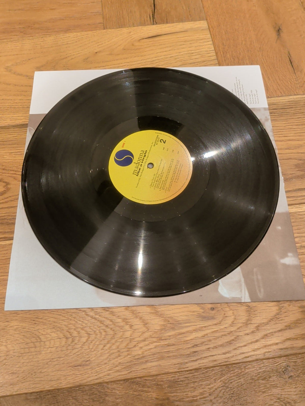 Like a Virgin by Madonna Record 2016 Vinyl Reissue