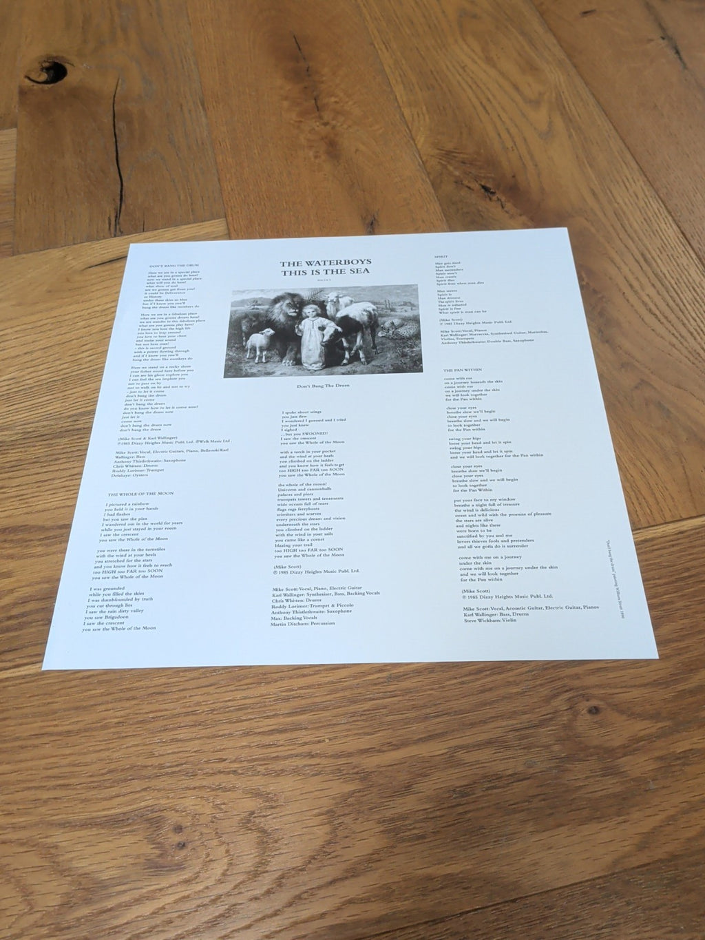 The Waterboys This Is the Sea VINYL 12" Album Clear vinyl 2024 LP