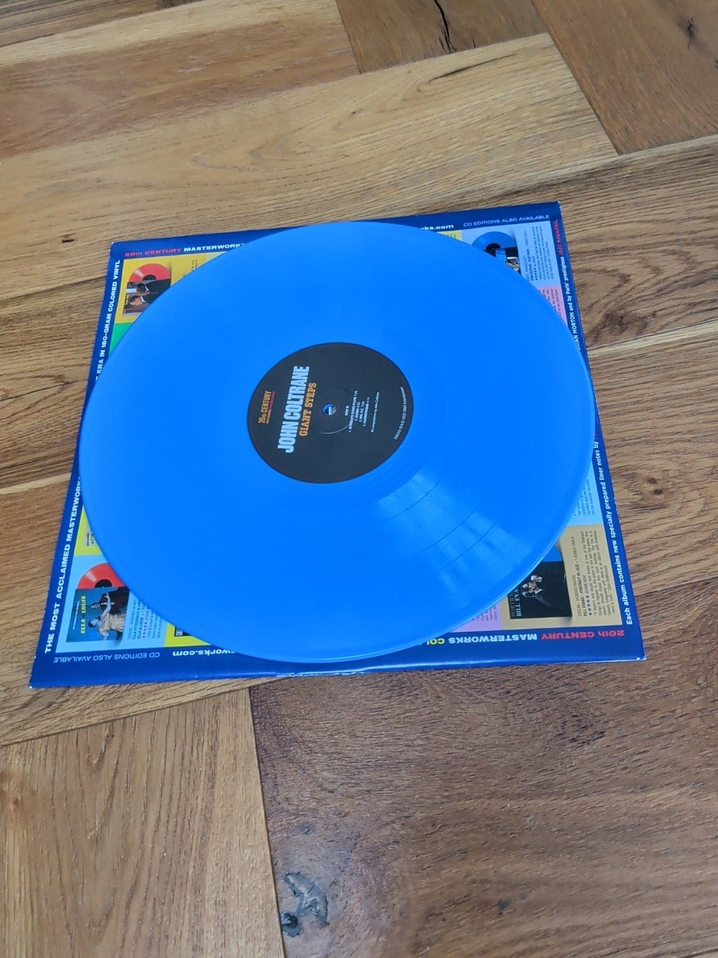 Giant Steps by John Coltrane Record Vinyl LP Blue Coloured Vinyl