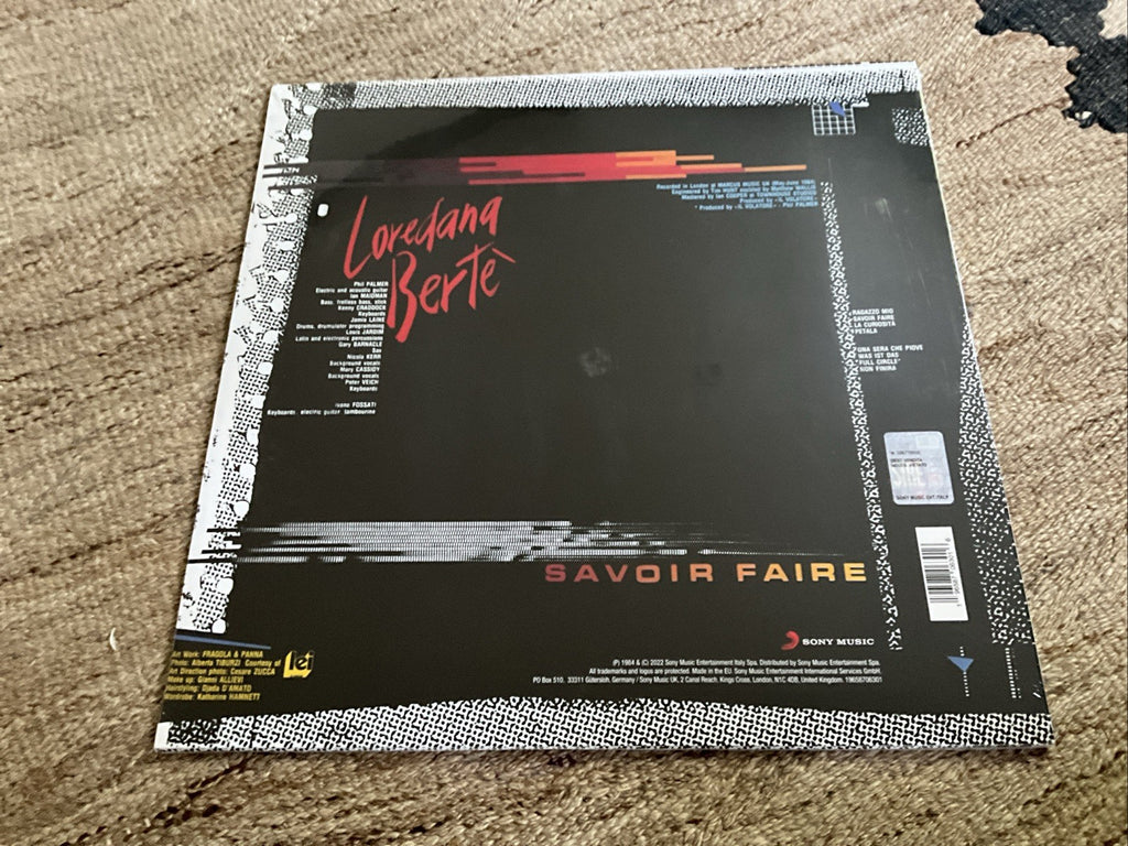 Loredana Berte Savoir Faire - Pink Vinyl New Sealed