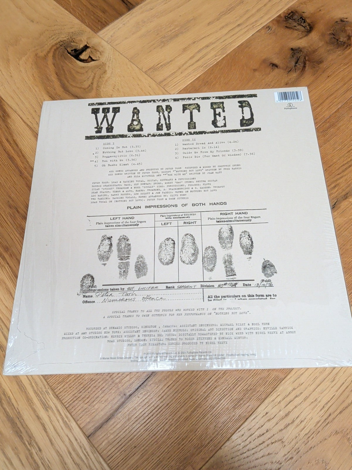 Peter Tosh Wanted Dread & Alive VINYL 12" Album Yellow Coloured Vinyl 2025 LP