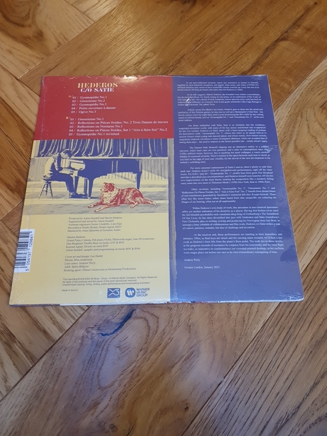 Martin Hederos : Hederos: C/O Satie VINYL 12" Album (2022) LP - New Sealed