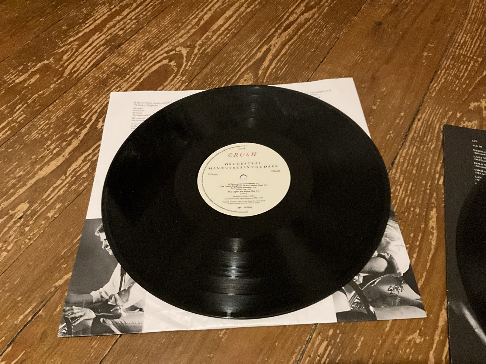 Orchestral Manoeuvres In The Dark Crush Vinyl Record