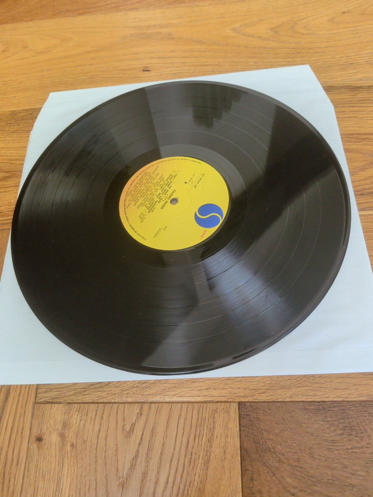 TALKING HEADS  TALKING HEADS 77  EUROPE ISSUE  LYRIC INNER SLEEVE Vinyl LP
