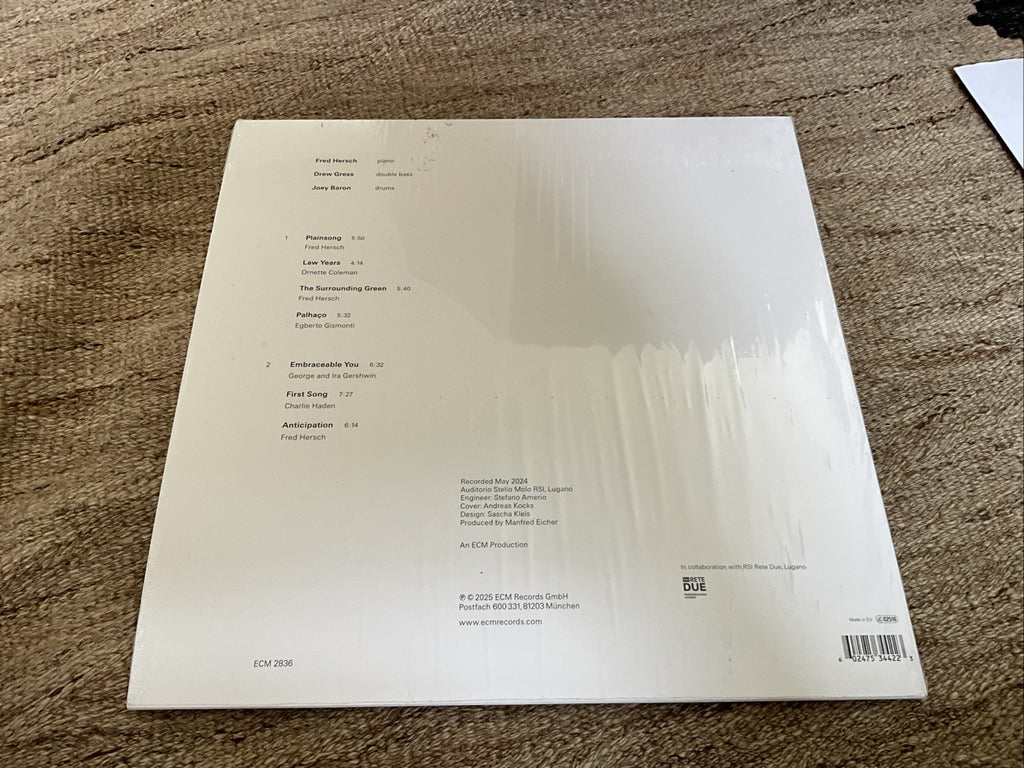 FRED HERSCH DREW GRESS JOEY BARON SURROUNDING GREEN - LP vinyl