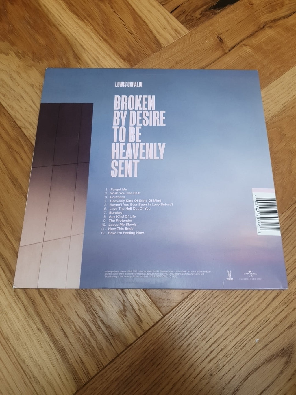 Lewis Capaldi: Broken By Desire to Be Heavenly Sent: (Vinyl) 12" Album