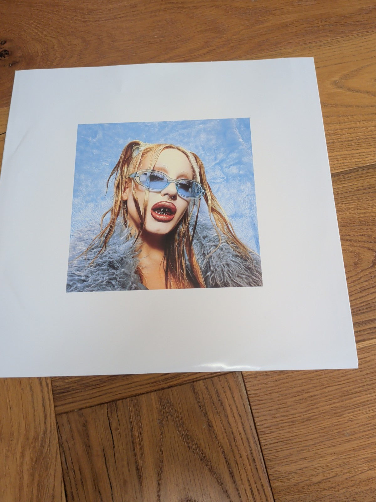 Du Blonde SNIFF MORE GRITTY LP Album Coloured Baby Blue Vinyl