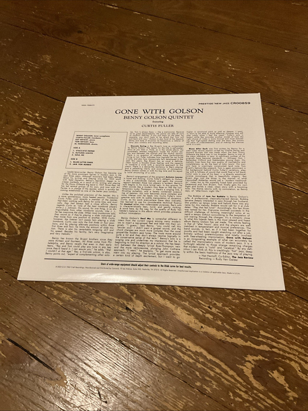 Benny Golson: Gone With Golson