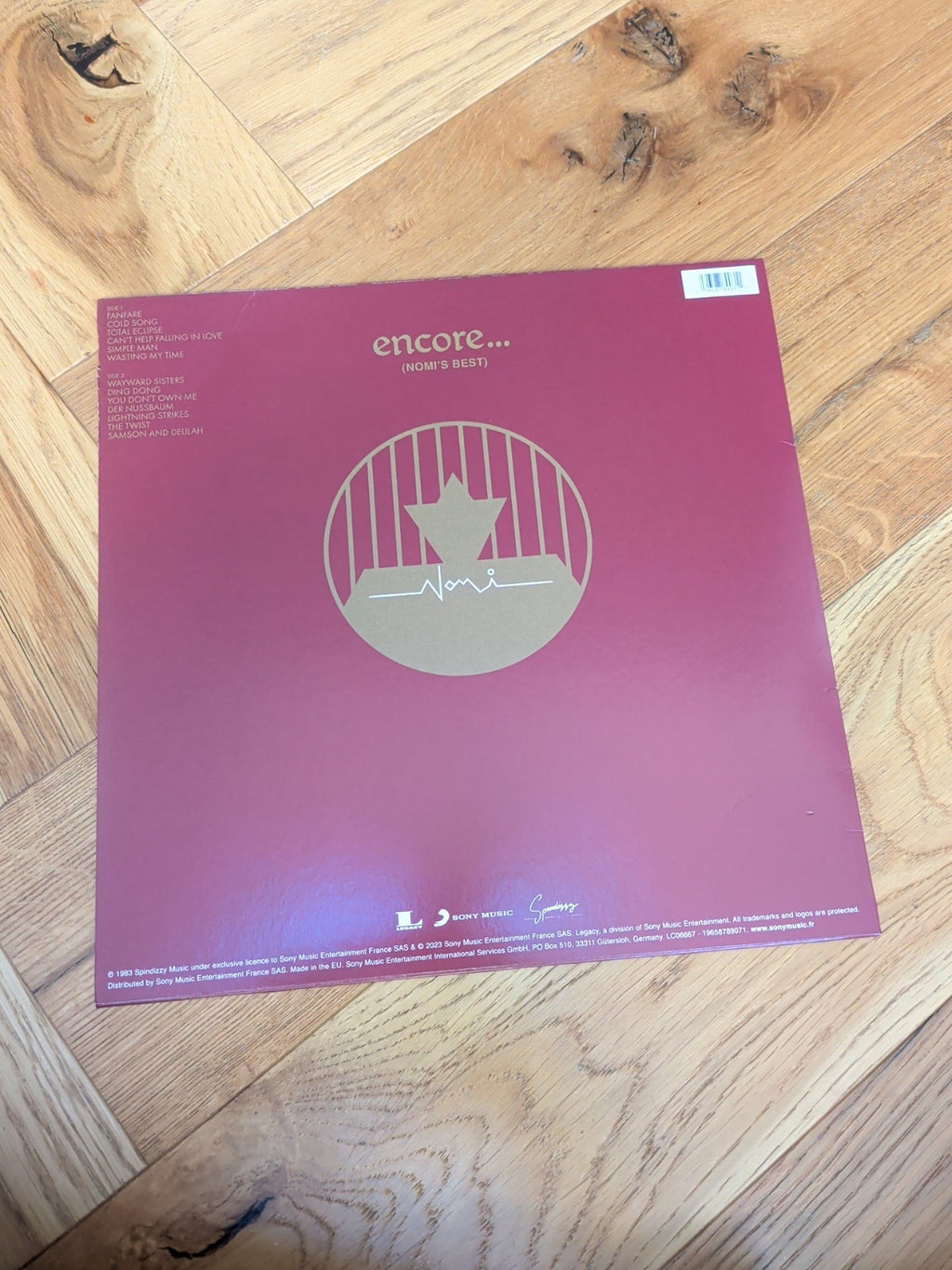 ENCORE NOMI'S BEST 2023 REISSUE VINYL by KLAUS NOMI LP