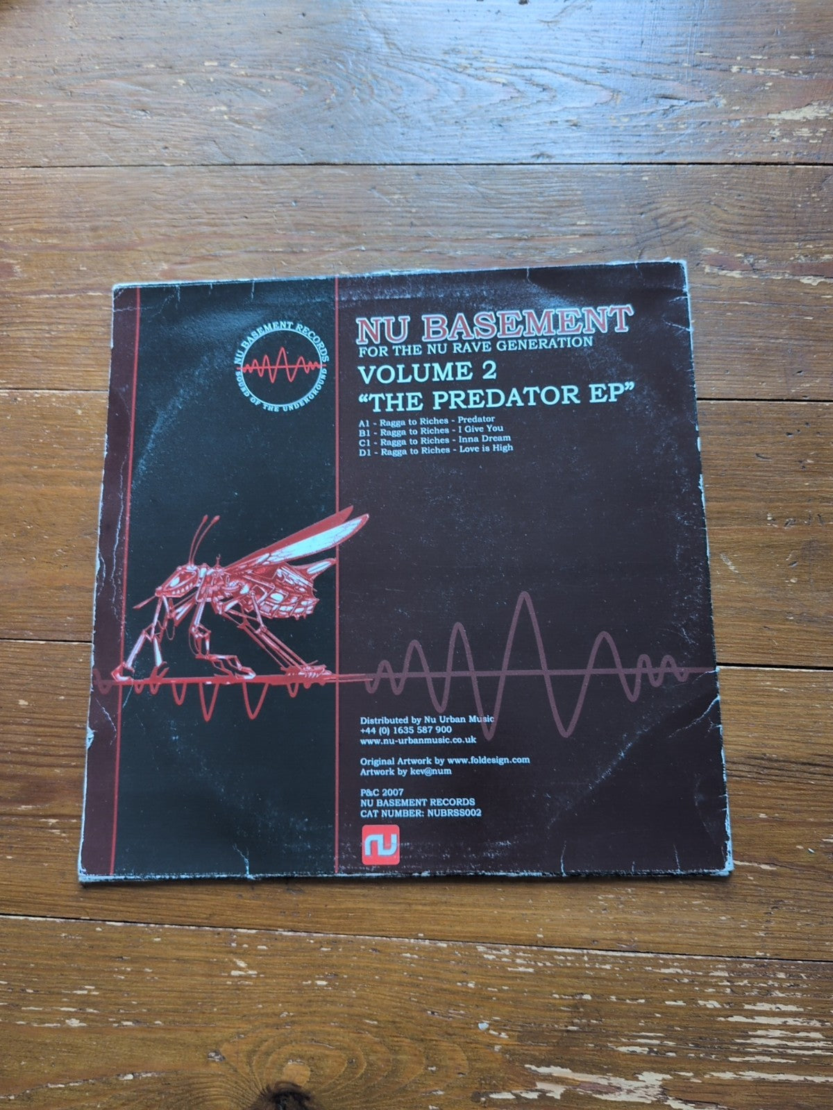 Ragga To Riches The Predator Ep Vinyl Volume 2 Nu Basement For The Nu Rave 