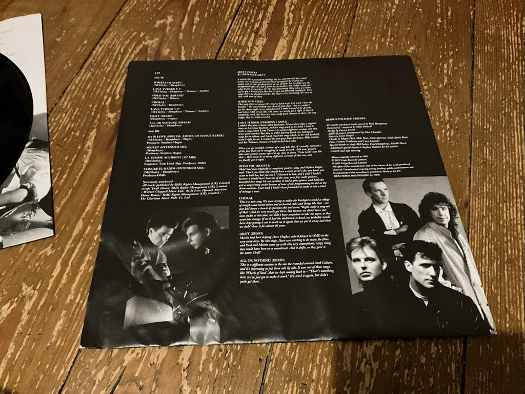 Orchestral Manoeuvres In The Dark Crush Vinyl Record
