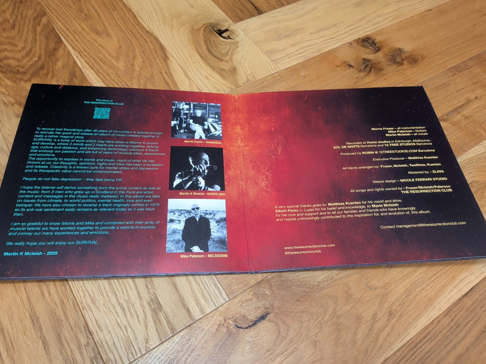 The RESURRECTION CLUB -Survival 2025 VINYL LP Plus Bonus 7"