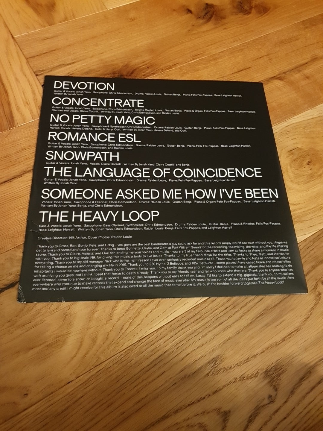 Jonah Yano : Jonah Yano & the Heavy Loop VINYL 12" Album (2024) see Description