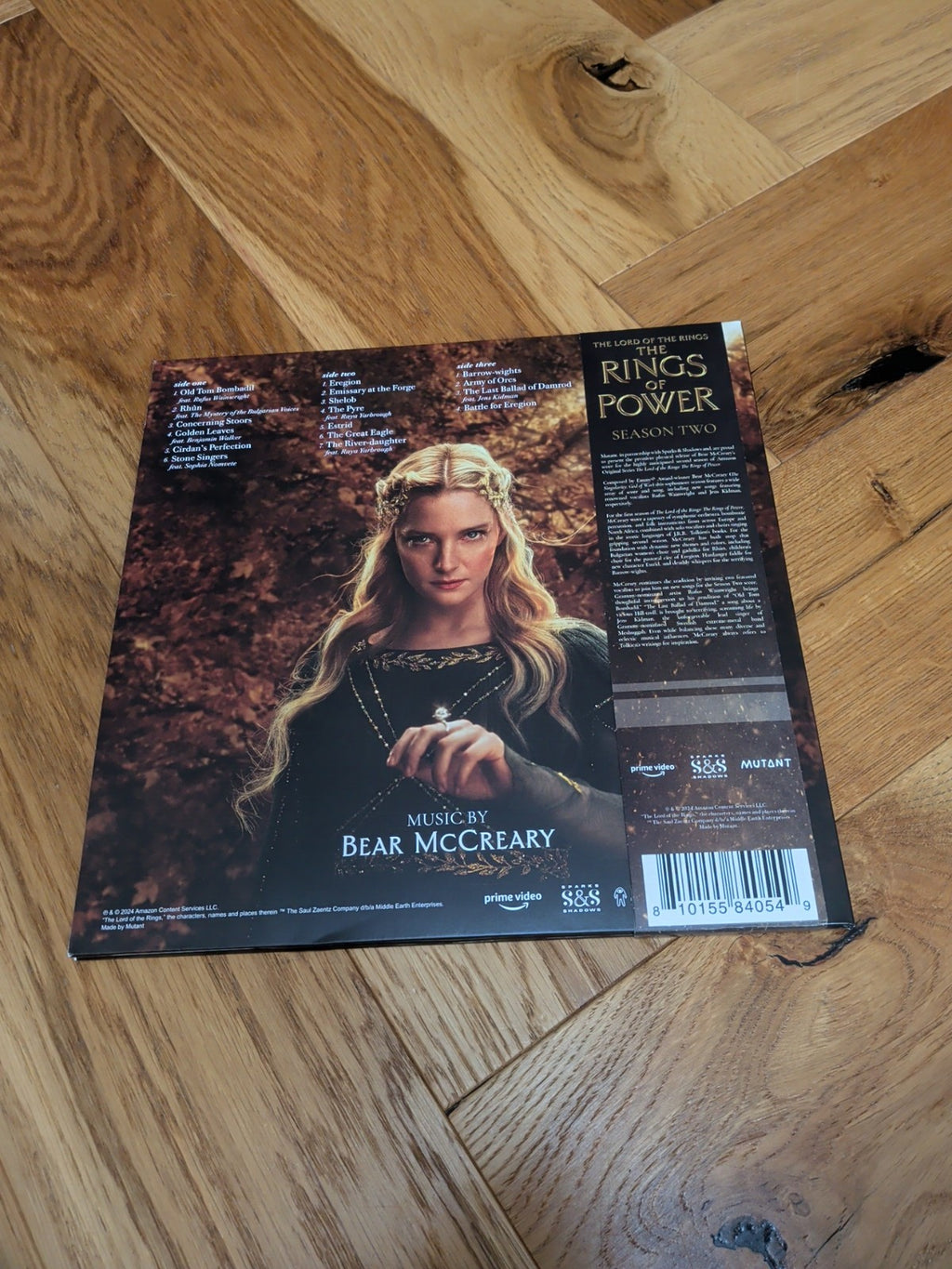Rings Of Power Season Two Soundtrack 2 x Black & Gold Vinyl LP Album Record