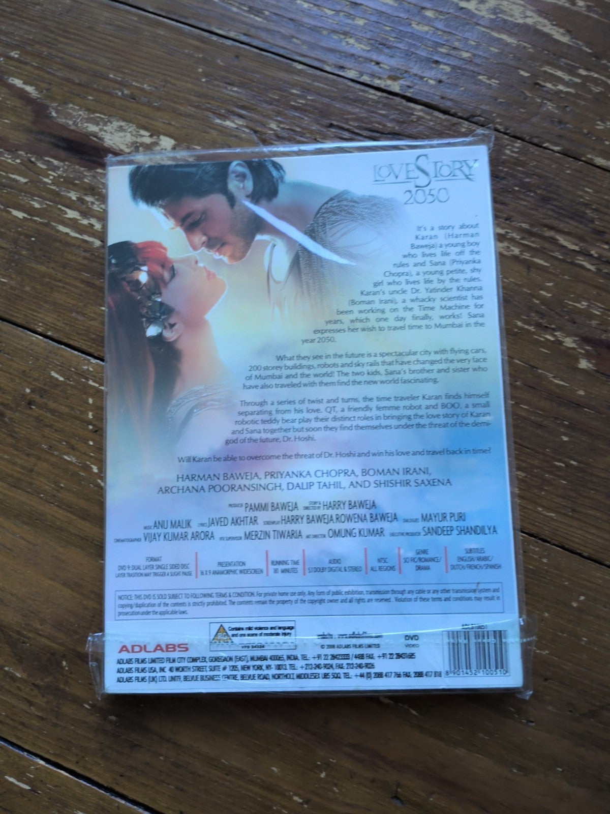 Love Story 2050 (PG) DVD Brand New UK Release Genuine Fast Region 2 PAL New