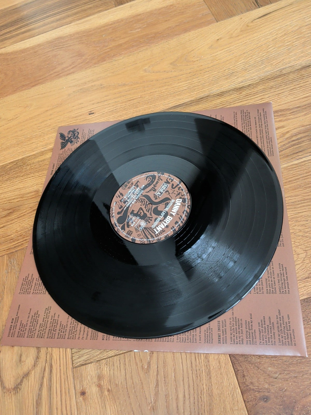 BRYANT Danny Nothing Left Behind Vinyl heavyweight vinyl LP Album Record