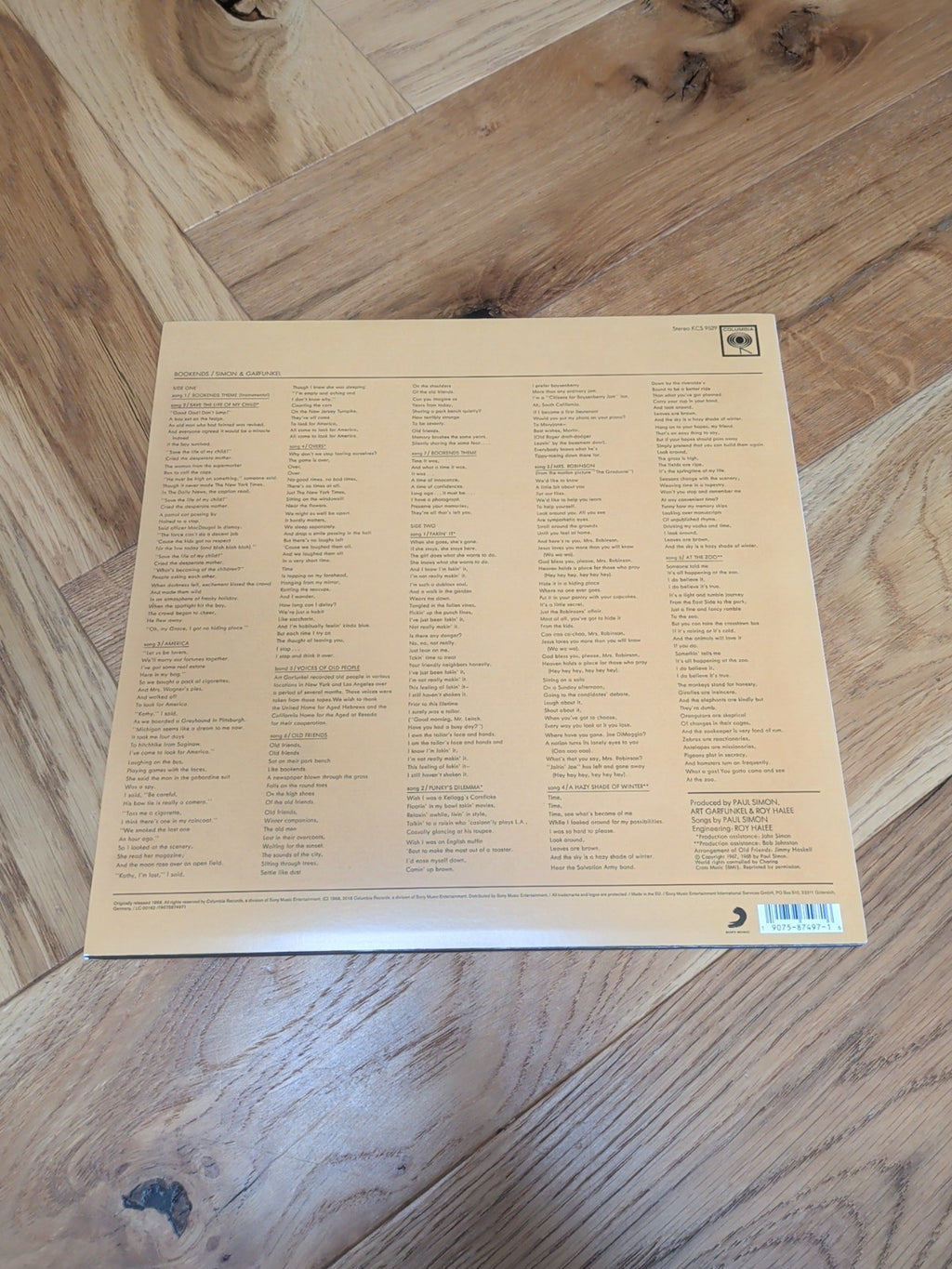 Bookends by Simon & Garfunkel Record 2018 Vinyl LP Reissue