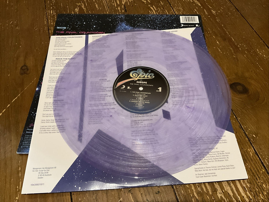 Final Countdown [Light Purple Vinyl] by Europe (Record, 2020)