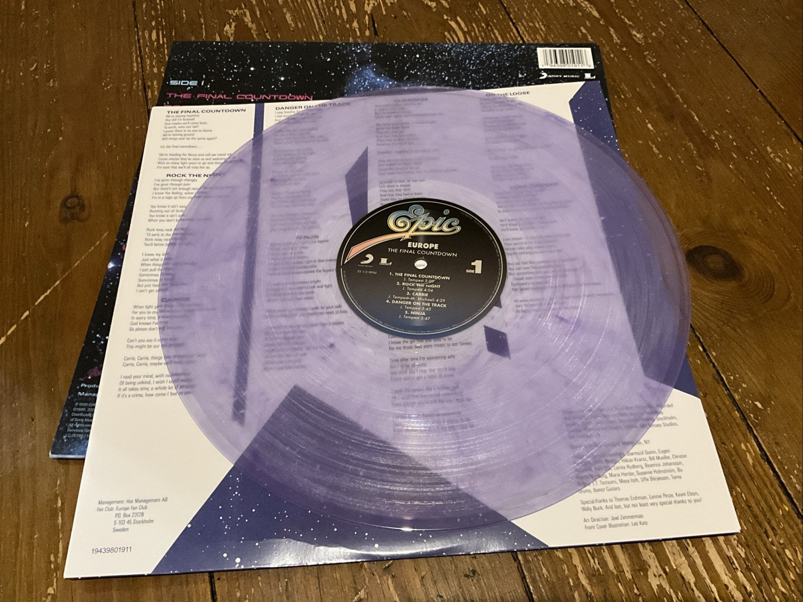 Final Countdown [Light Purple Vinyl] by Europe (Record, 2020)