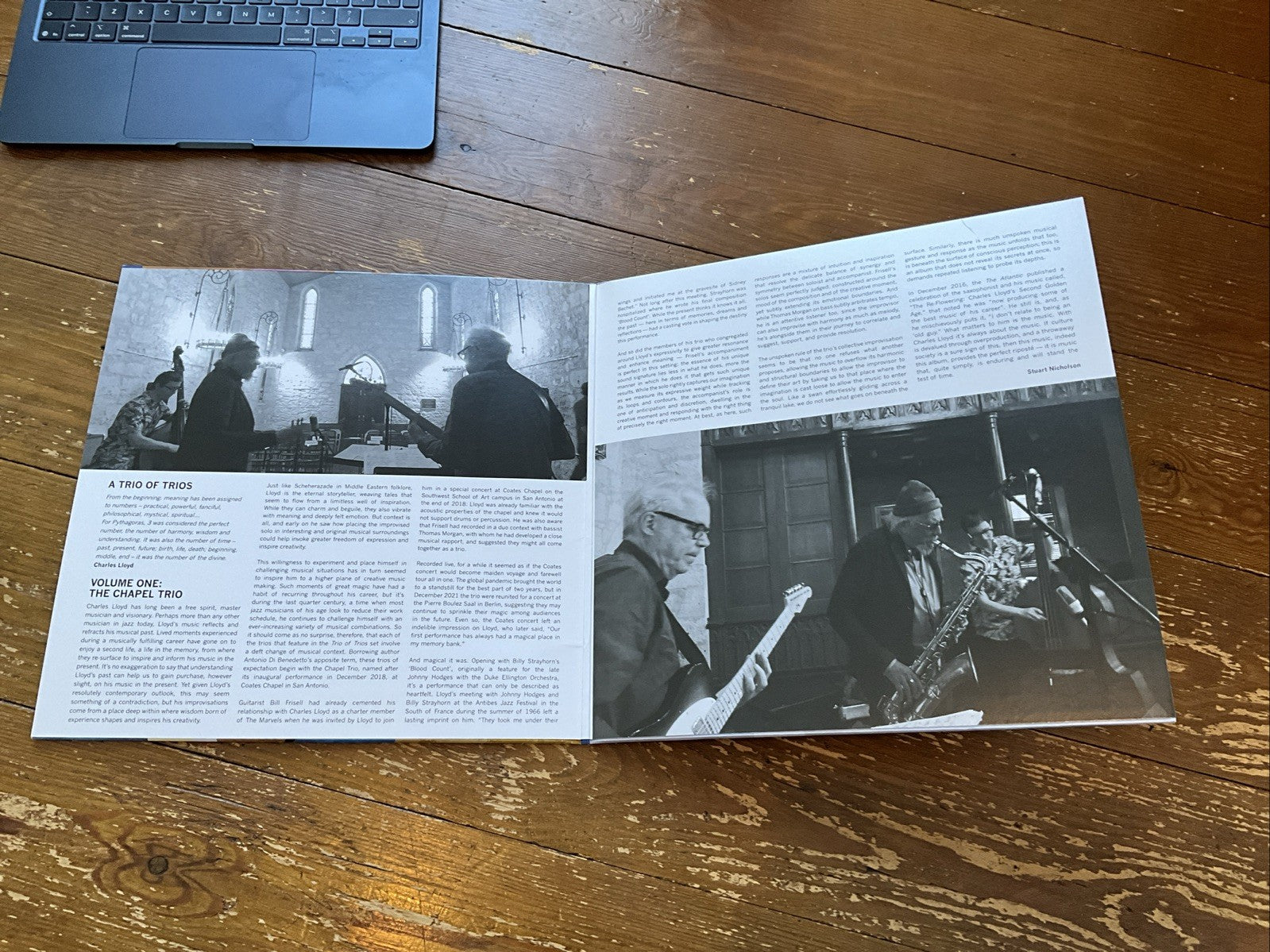Trios: Chapel by Charles Lloyd (Record, 2022)
