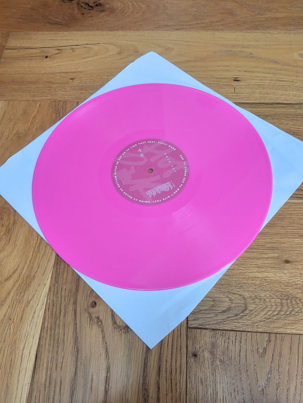 Hot Pink by Doja Cat Record 2020 Pink Coloured Vinyl LP Album Record