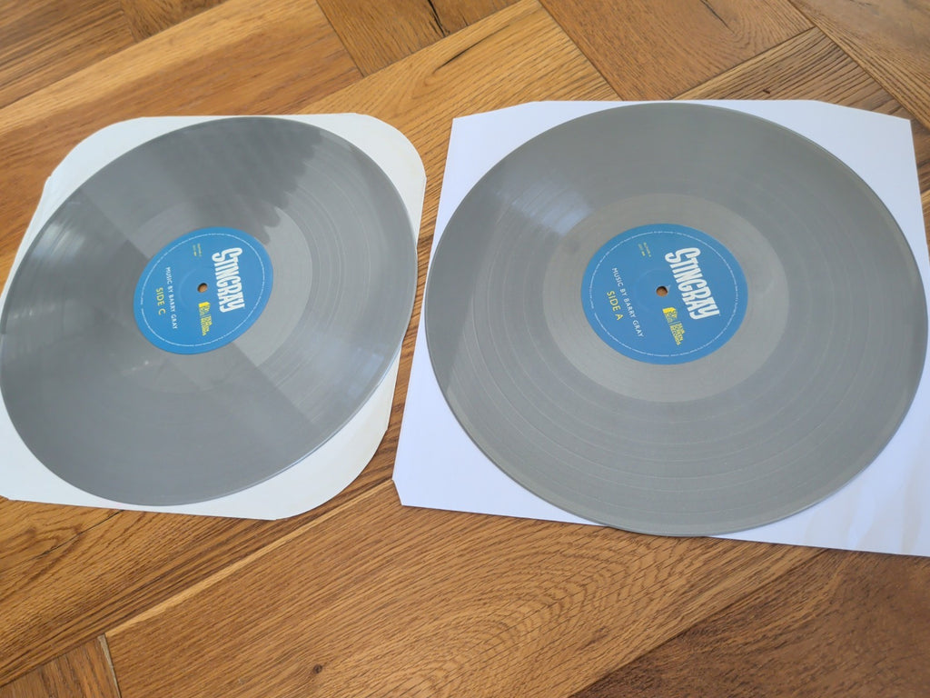 Stingray Original Television Soundtrack LP X 2  Silver Coloured Vinyl