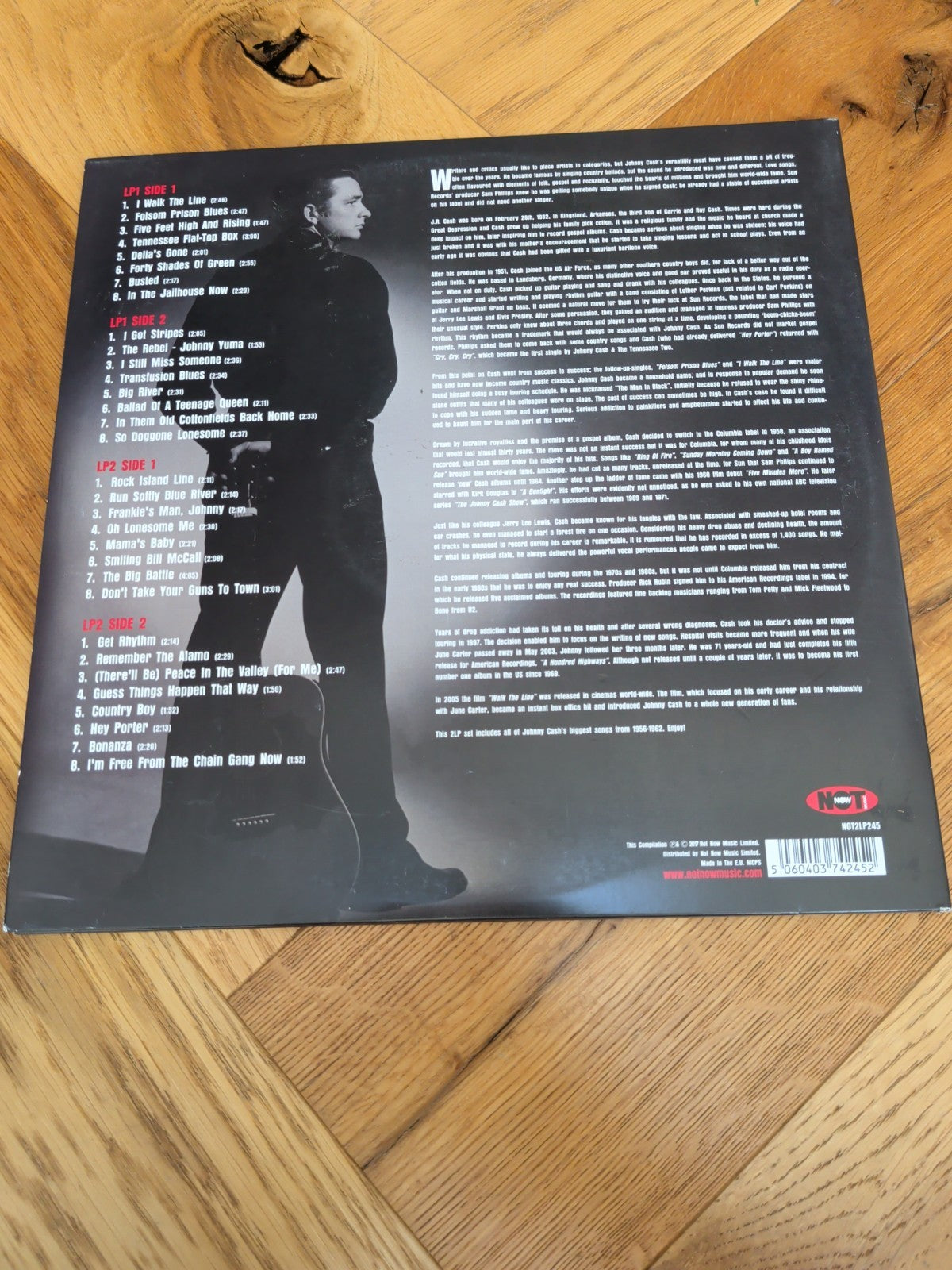 Best of Johnny Cash  2017 Red Coloured Vinyl LP X 2. See Description