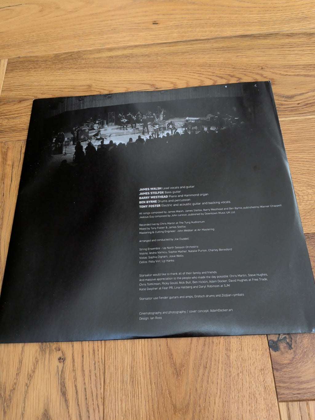STARSAILOR STARSAILOR WITH STRINGS LIVE FROM LIVERPOOL - Red Coloured LP vinyl