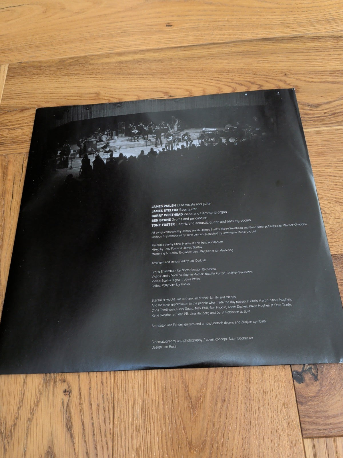STARSAILOR STARSAILOR WITH STRINGS LIVE FROM LIVERPOOL - Red Coloured LP vinyl